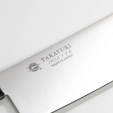 Sakai Takayuki Inox Molybdenum Stainless Steel Nakiri Knife 180mm