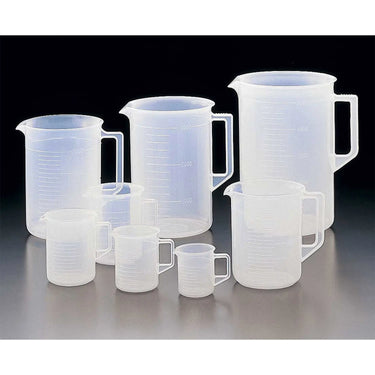 Sanplatec Polypropylene Measuring Cup with Handle