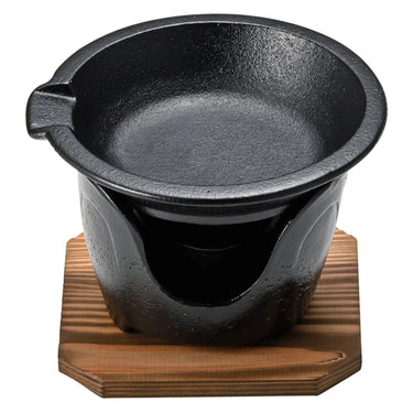 Sanwa Seiki Cast Iron Pouring Lip Plate Tabletop Grill Set