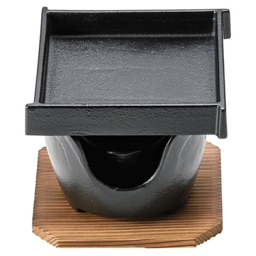 Sanwa Seiki Cast Iron Square Plate Tabletop Grill Set