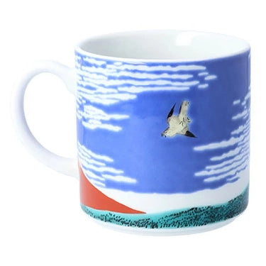 Seikou Kutanippon Porcelain Mug Akafuji 350ml
