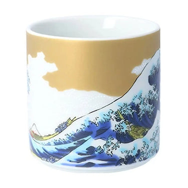 Seikou Kutanippon Porcelain Mug Hokusai-Nami 350ml