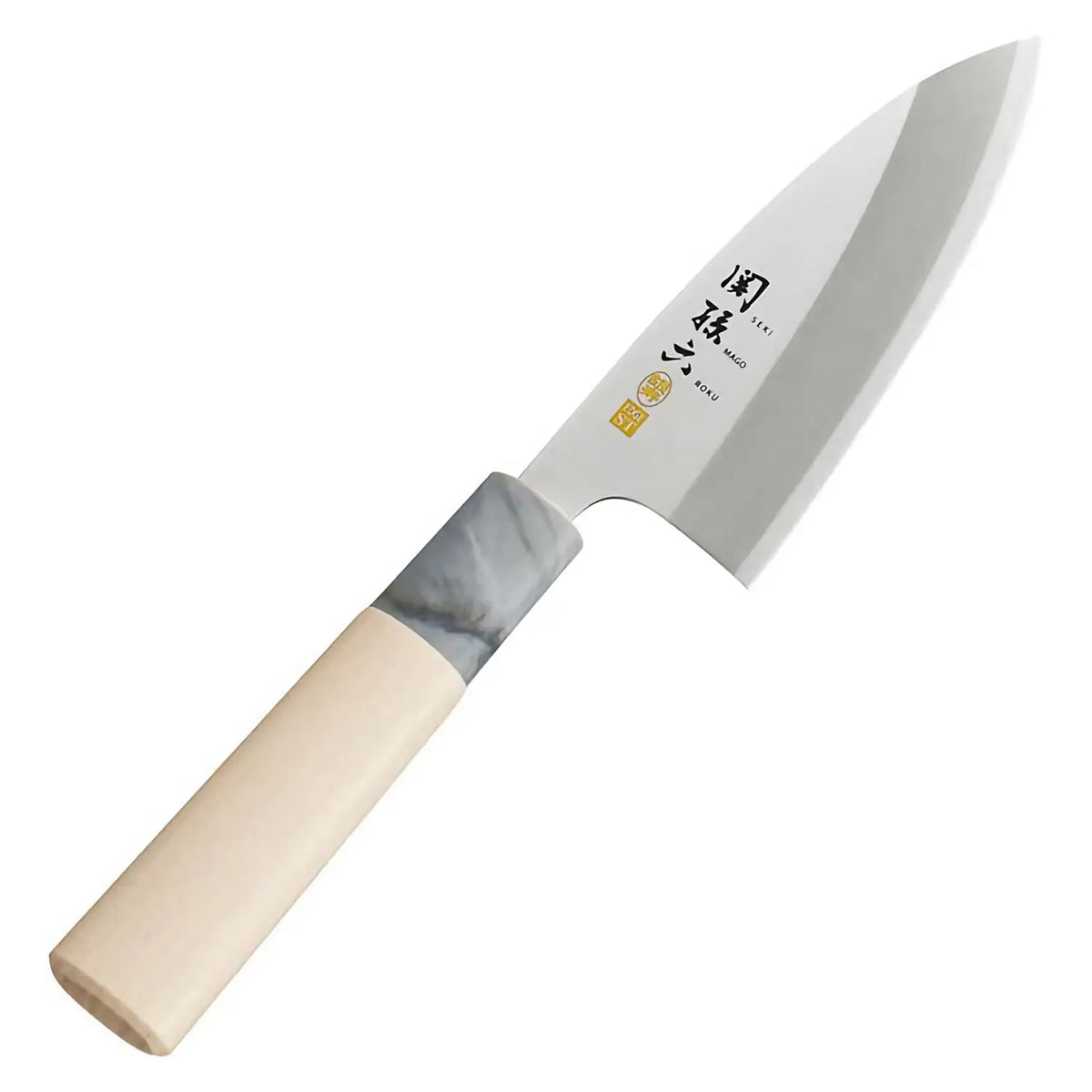 Seki Magoroku Ginju ST Stainless Steel Deba Knife