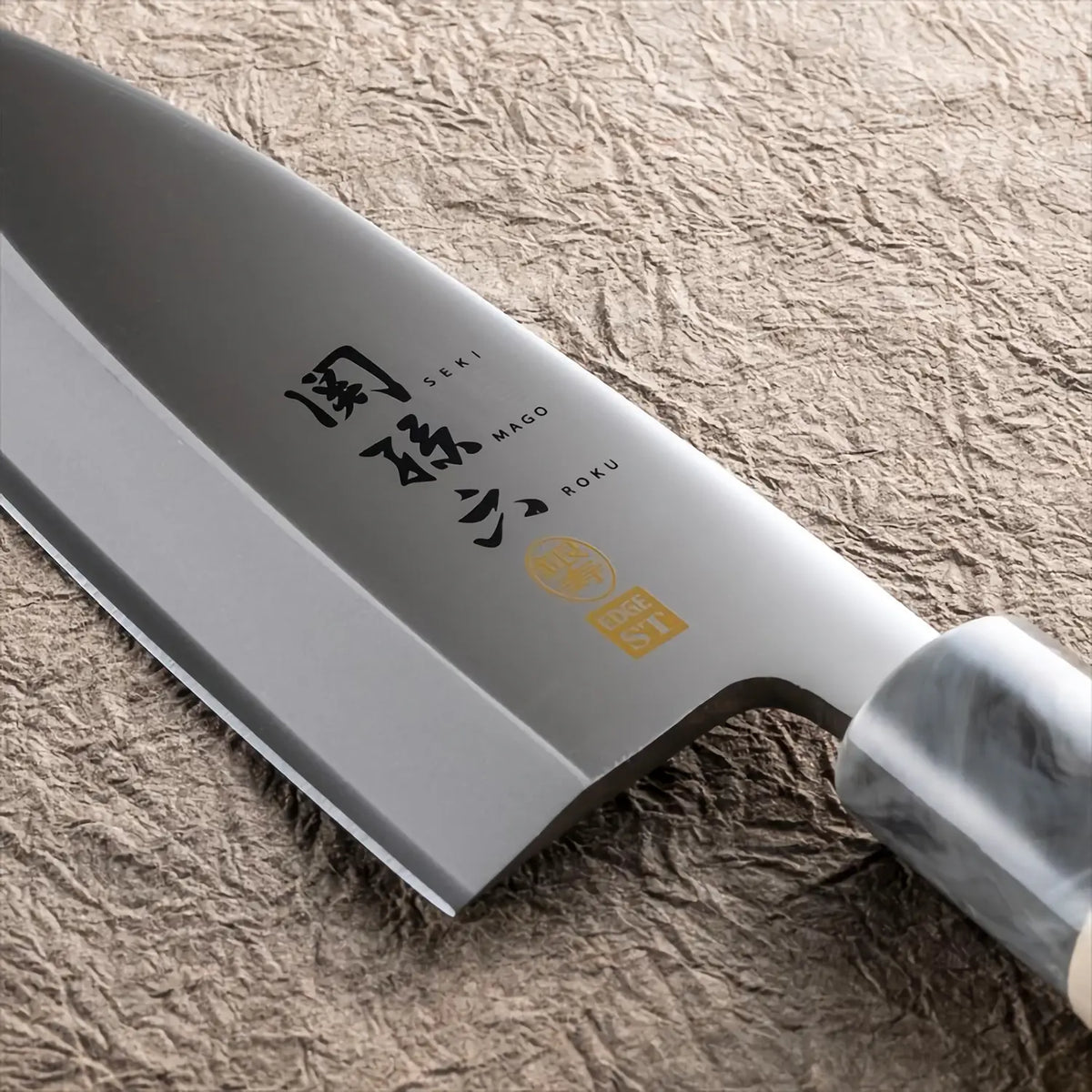 Seki Magoroku Ginju ST Stainless Steel Deba Knife for Left-Handed AK5062 -  Globalkitchen Japan