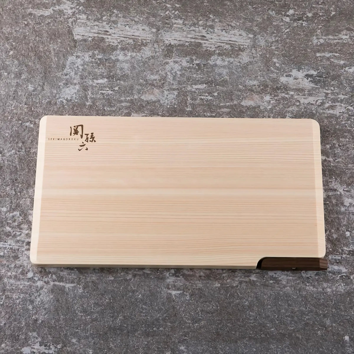 Seki Magoroku Hinoki Cypress Wood Cutting Board with Stand