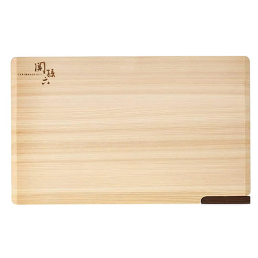 Seki Magoroku Hinoki Cypress Wood Cutting Board with Stand
