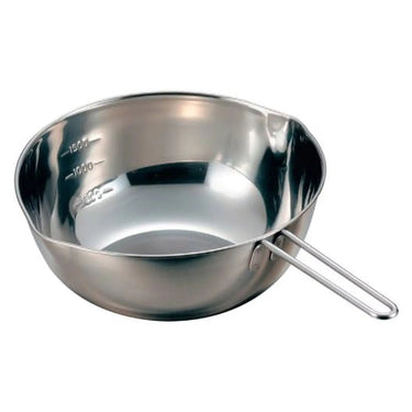 Sekikawa Stainless Steel Mixing Bowl with Spout and Handle 1.6L