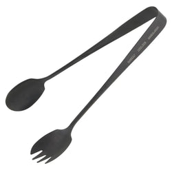 Sekikawa Stainless Steel Serving Tongs Black