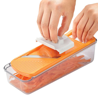 Shimomura ABS Resin Full Veggie Multi-Function Mandoline Slicer 4-Piece Set