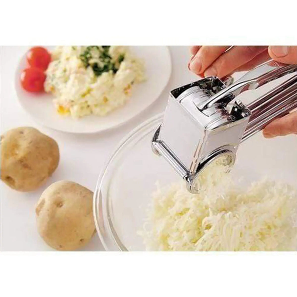 Stainless Steel Rotary Cheese Grater - Brilliant Promos - Be Brilliant!