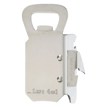 Shinkousha Stainless Steel Can & Bottle Opener for Left-Handed
