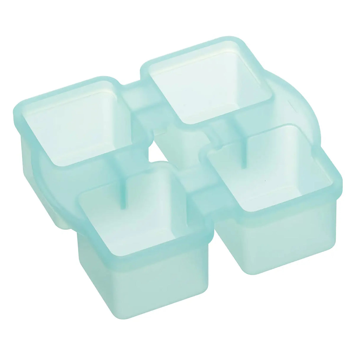 Skater Silicone Ice Tray Square Blue