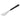 Sori Yanagi Black Handle Butter Knife 16.8cm
