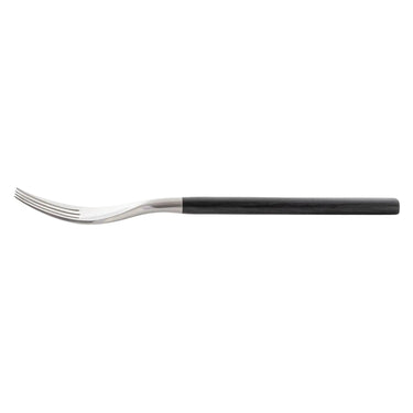 Sori Yanagi Black Handle Four-Tine Dessert Fork 19cm