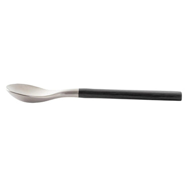 Sori Yanagi Black Handle Teaspoon 14cm