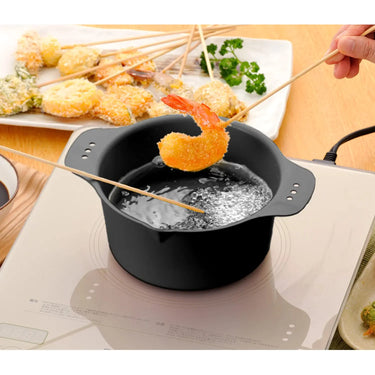 Sugiyama Cast Iron Tempura Pot
