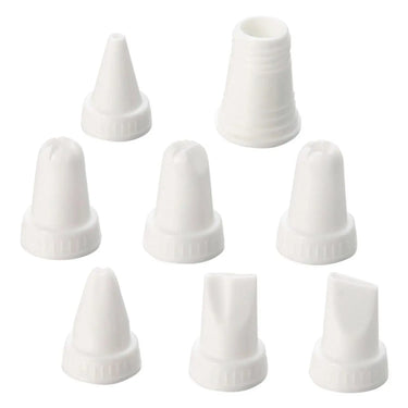 Tigercrown Cake Land Polypropylene Piping Tips 8 pcs