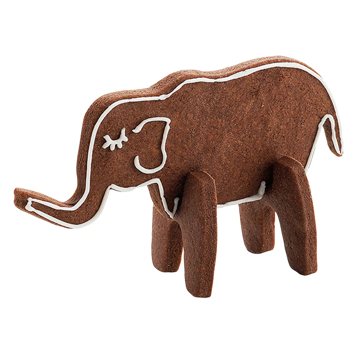TIGERCROWN Cake Land Stainless Steel Cookie Cutter 3D Elephant