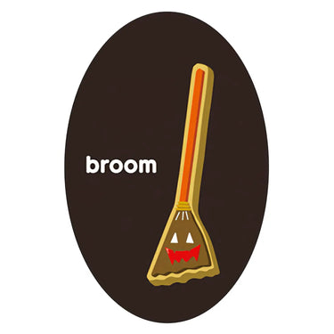 Tigercrown Cake Land Stainless Steel Cookie Cutter Broom