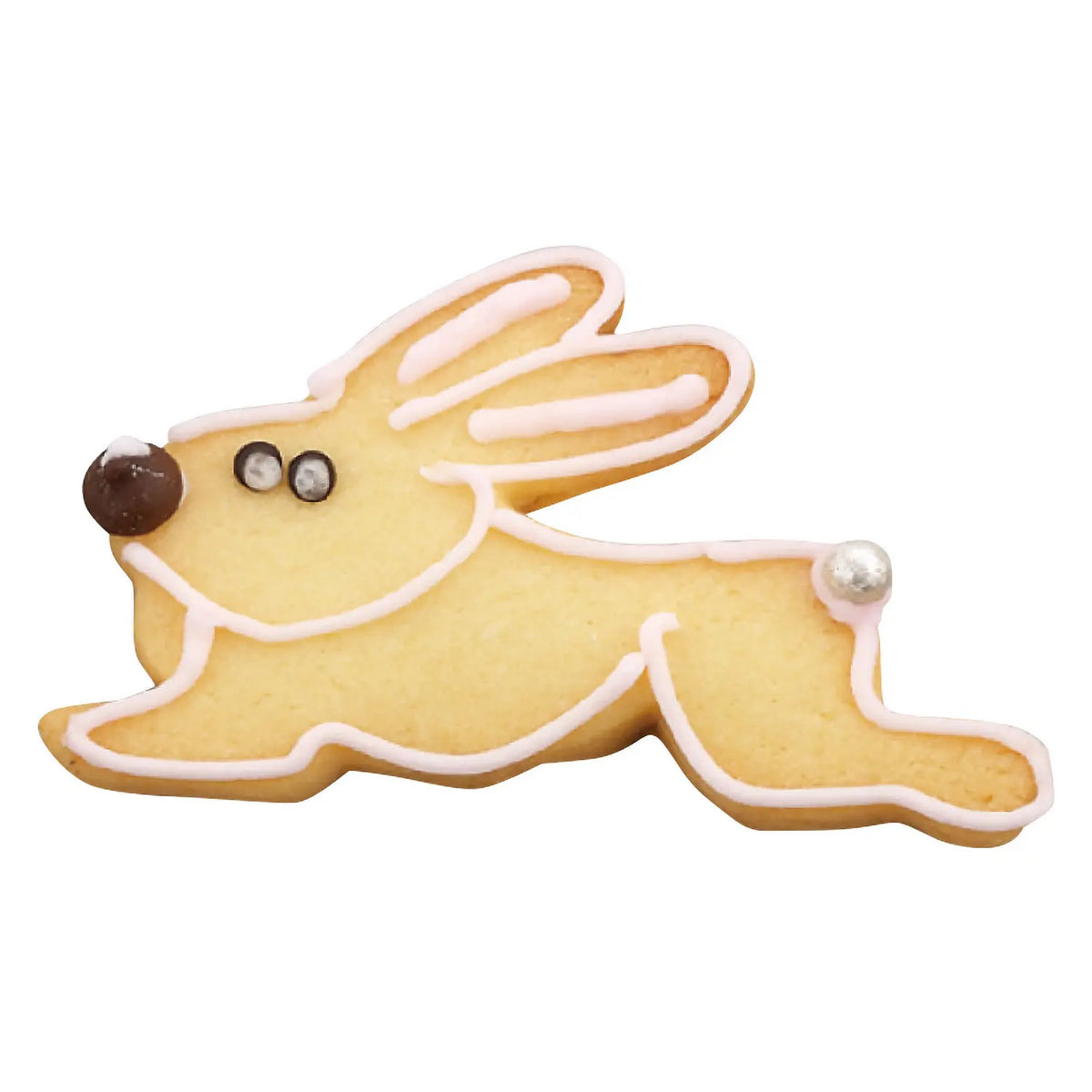 TIGERCROWN Cake Land Stainless Steel Cookie Cutter Hopping Rabbit