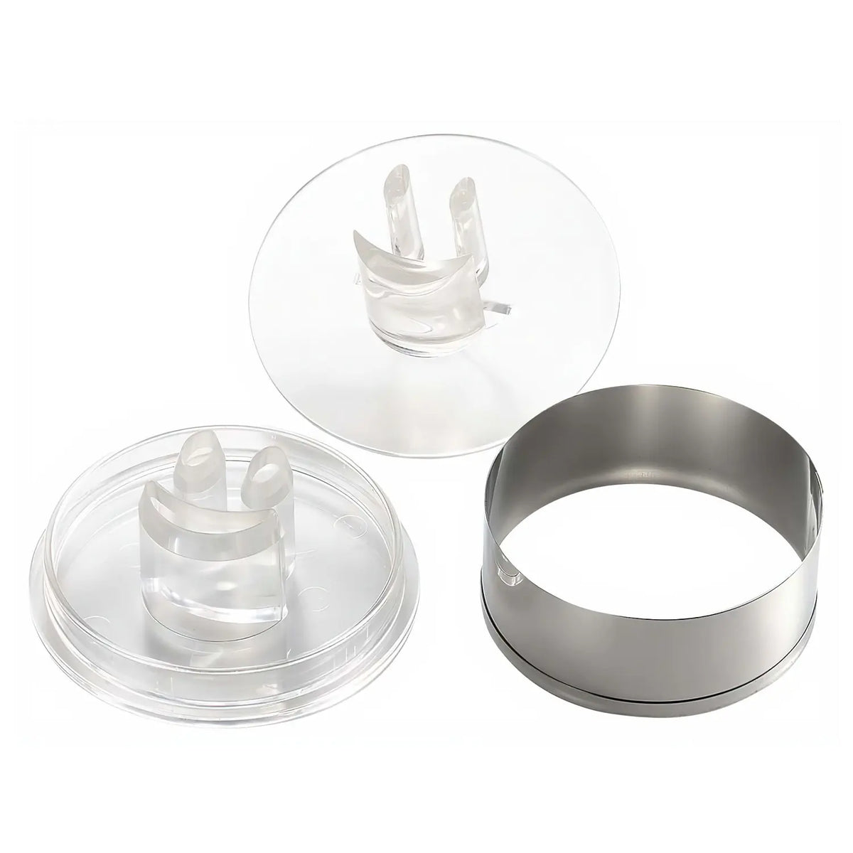 TIGERCROWN Cake Land Stainless Steel Round Cookie Cutter