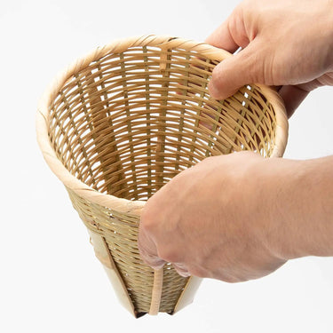 TKG Bamboo Tebo Noodle Strainer without Handle