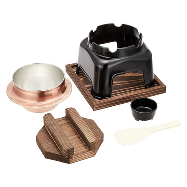 TKG Copper Kamameshi Pot Set for 1-Go