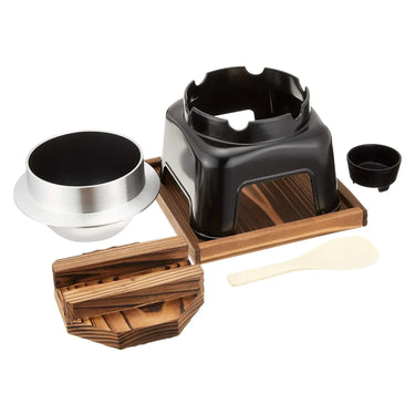 TKG Die-Cast Aluminum Fluorinated Coating Kamameshi Pot Set for 1-Go