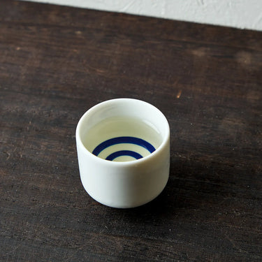 TKG Mino Ware Porcelain Sake Small Cup
