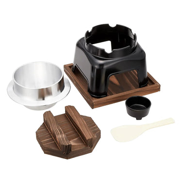 TKG Die-Cast Aluminum Kamameshi Pot Set for 1-Go