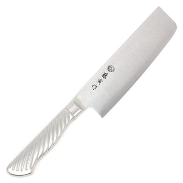 Tojiro Fujitora DP 3-Layer Nakiri Knife with Stainless Steel Handle 165mm