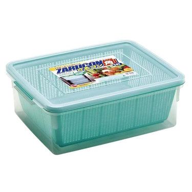 Takeya Polypropylene Rectangular Food Storage Drain Container