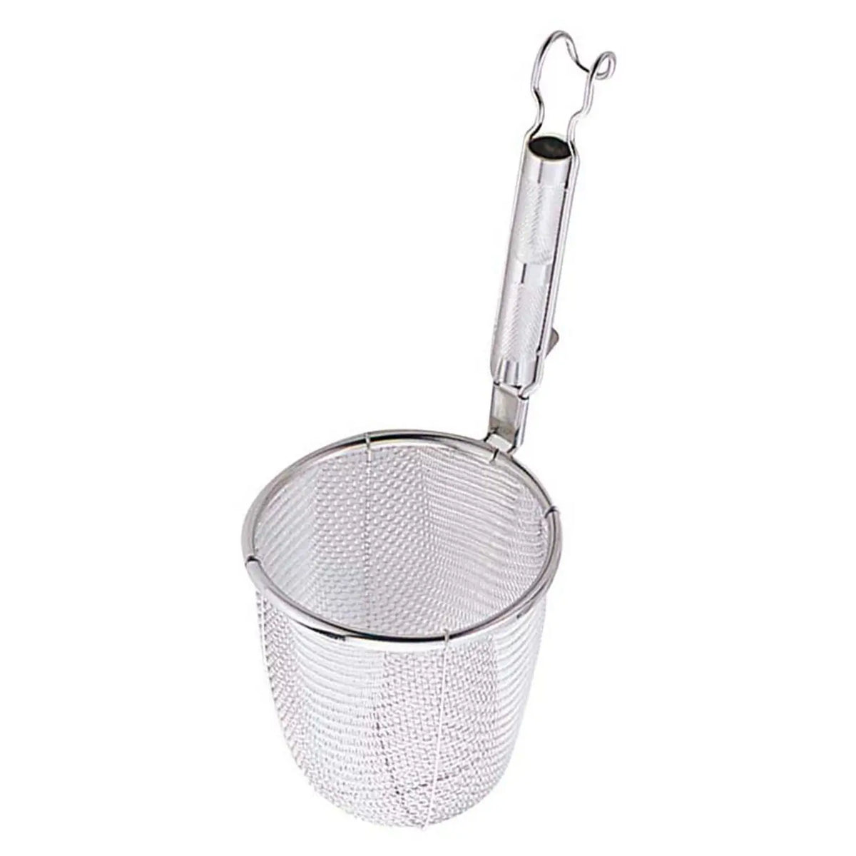 Three Snow Stainless Steel Tebo Noodle Strainer Round Base with Metal Handle