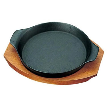 Tokiwa Cast Iron Round Deep Sizzler Platter