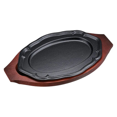 Tokiwa Cast Iron Sizzler Platter Flower