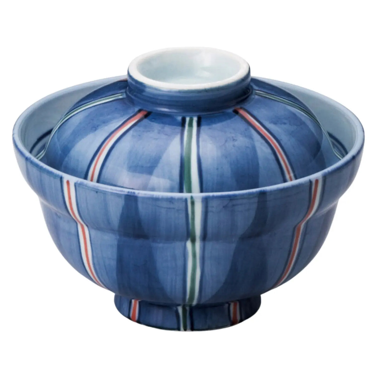 Tokiwa Mino Ware Porcelain Donburi Bowl Damiiro-Tokusa 15.5cm