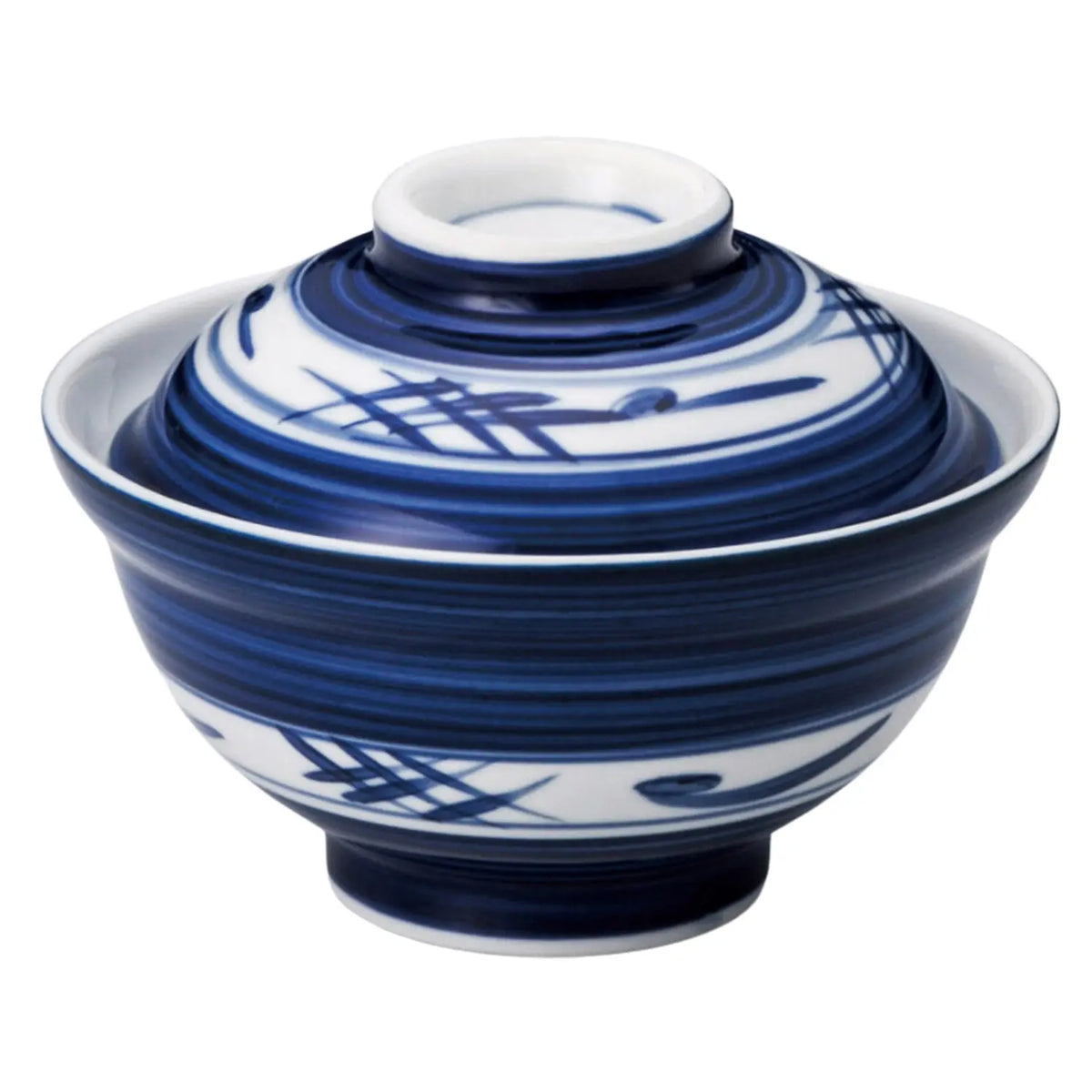 Tokiwa Mino Ware Porcelain Donburi Bowl Gosu-Igeta 15.5cm