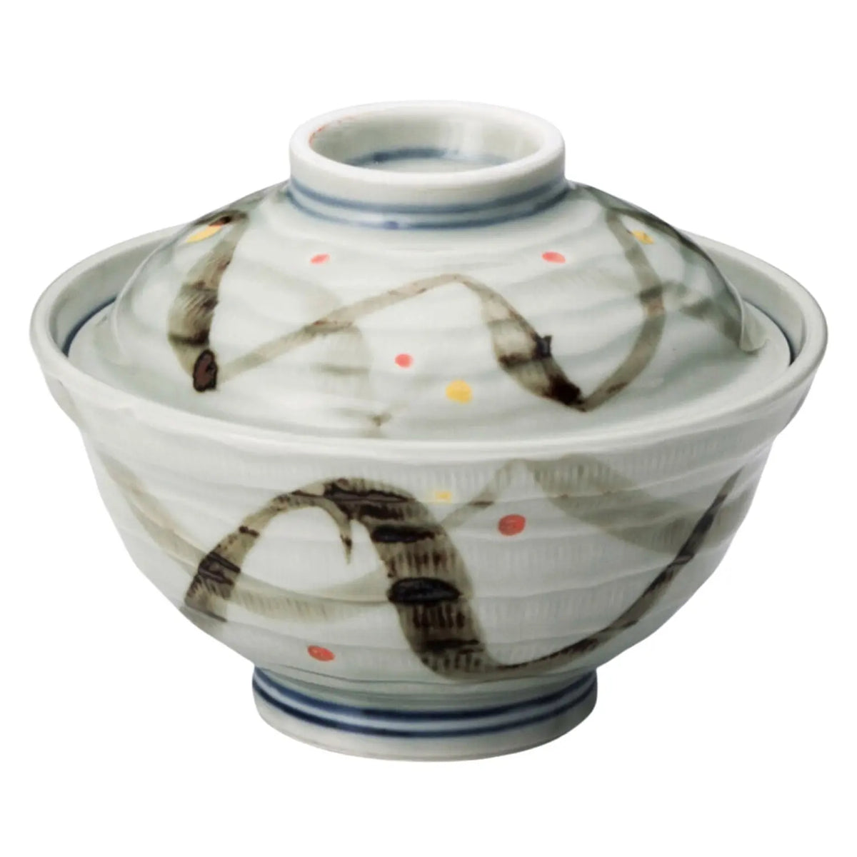 Tokiwa Mino Ware Porcelain Donburi Bowl Isaribi 15.5cm
