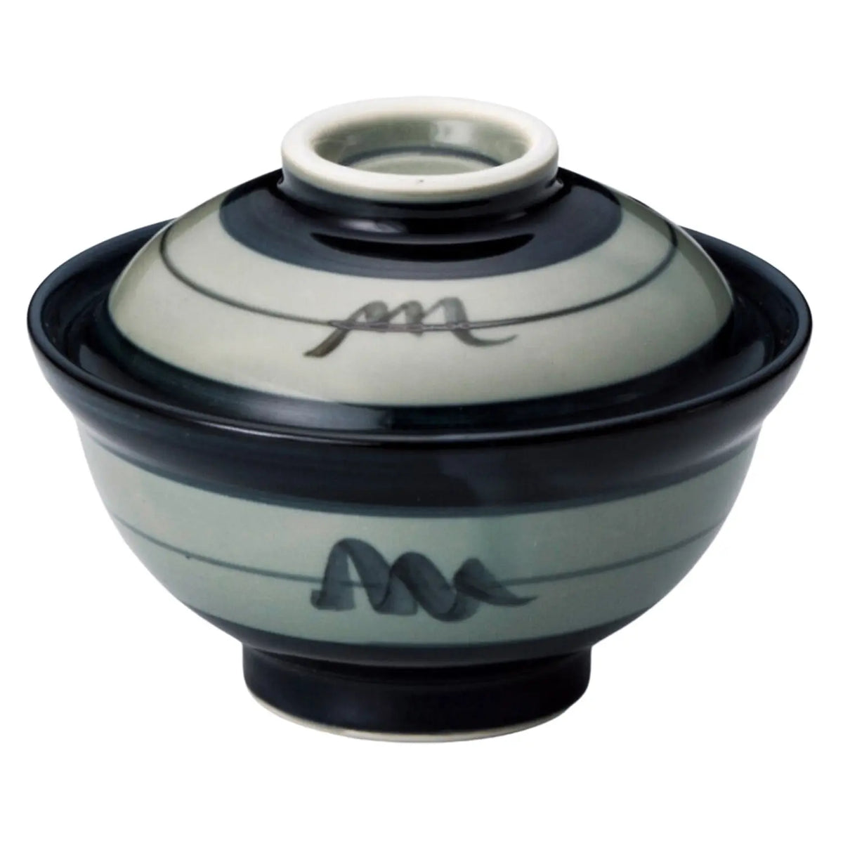 Tokiwa Mino Ware Porcelain Donburi Bowl Mashiko-Sansui 15.5cm