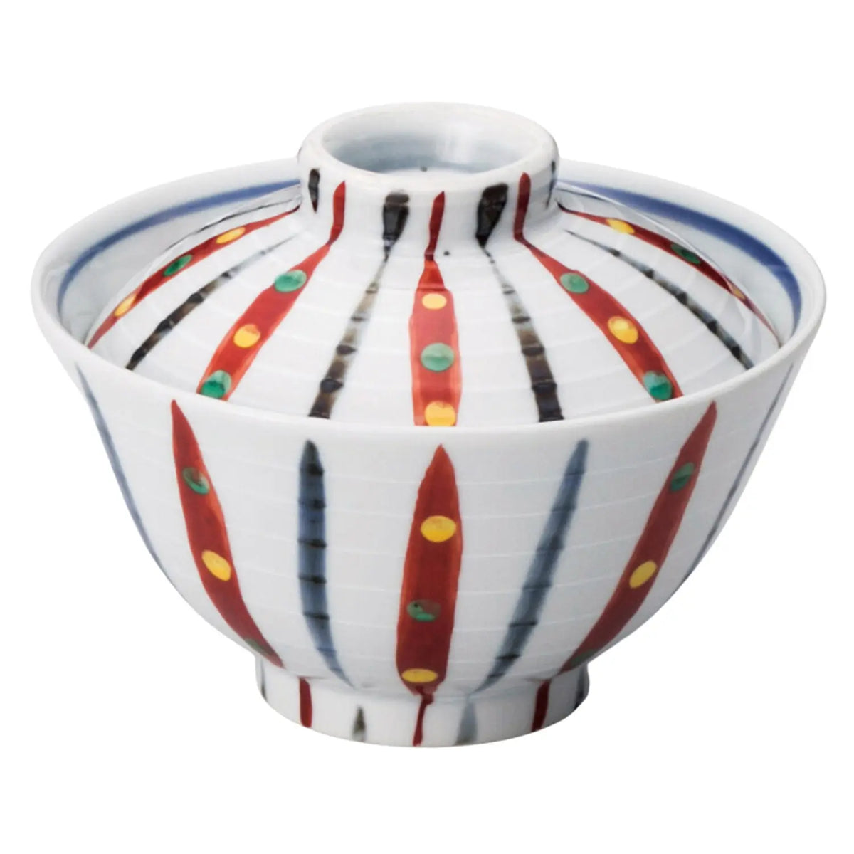 Tokiwa Mino Ware Porcelain Donburi Bowl Mizutama-Tokusa 15.5cm