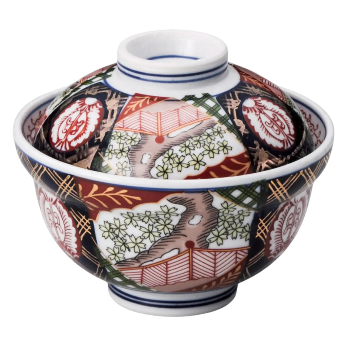 Tokiwa Mino Ware Porcelain Donburi Bowl Nishiki-Kozakura 14cm
