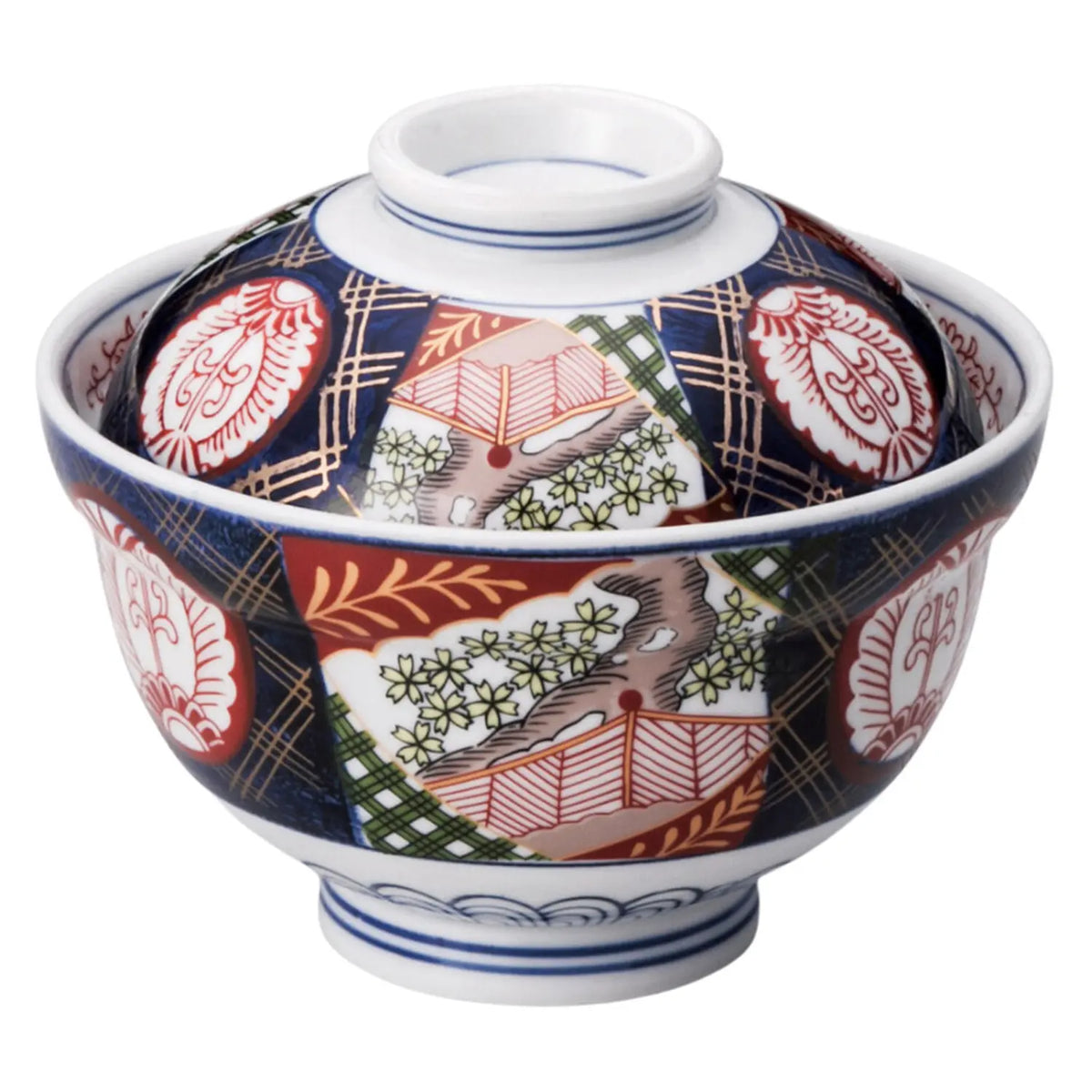 Tokiwa Mino Ware Porcelain Donburi Bowl Nishiki-Kozakura 16.5cm