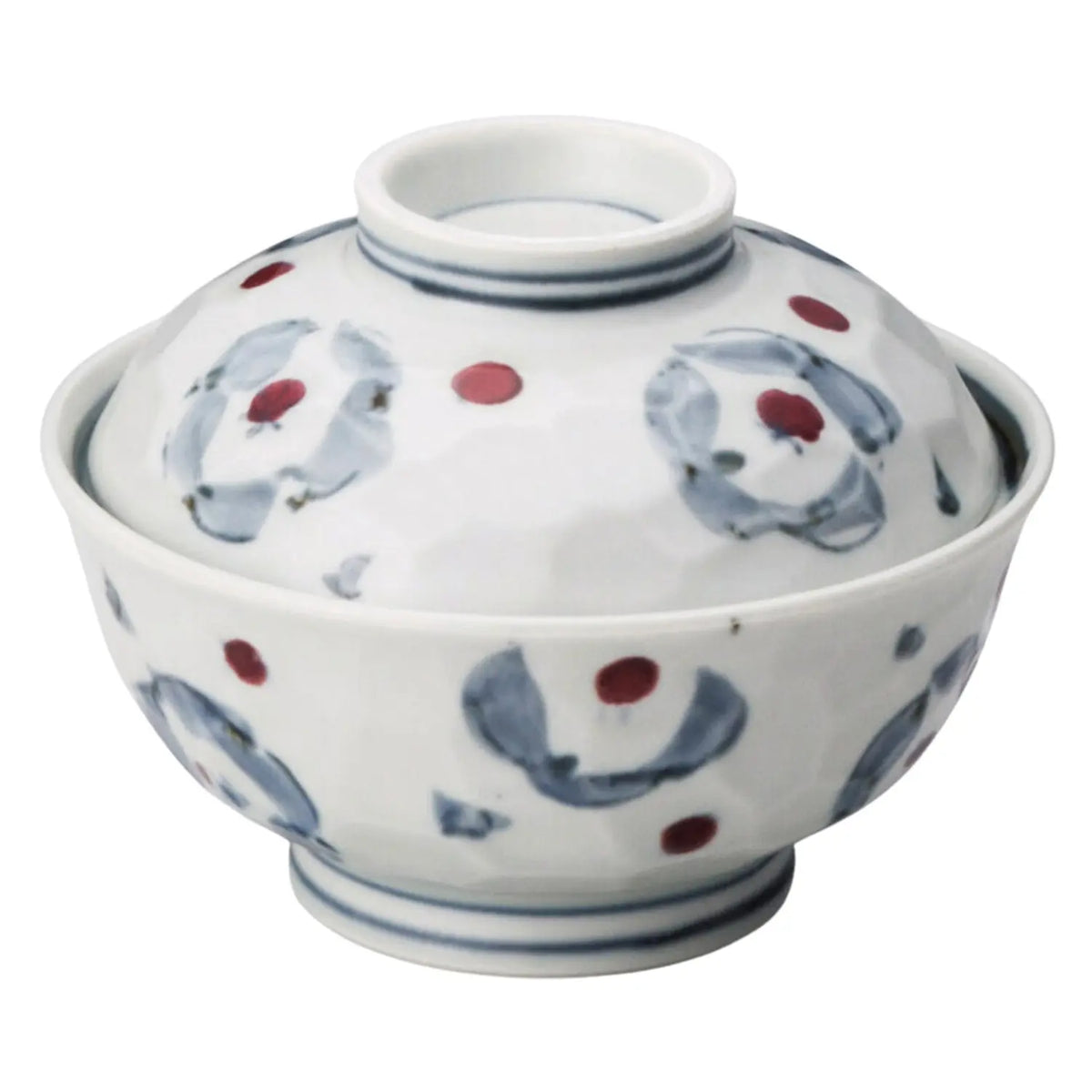 Tokiwa Mino Ware Porcelain Donburi Bowl Yurikou-Kamon 15cm