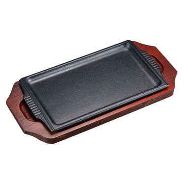 Tokiwa Cast Iron Long Rectangular Sizzler Platter