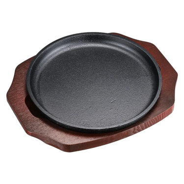 Tokiwa Cast Iron Round Sizzler Platter