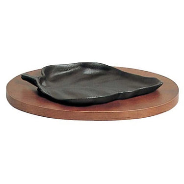 Toushin Cast Iron Sizzler Platter Leaf
