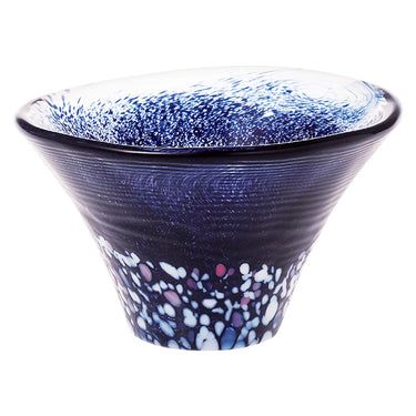 Toyo Sasaki Glass Sakura Fuji Soda Lime Glass Cold Sake Cup Yozakura