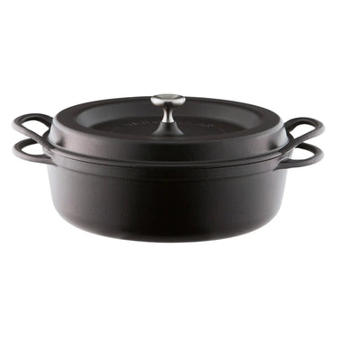 Vermicular Cast Iron Sukiyaki Oven Pot Matte Black 260mm
