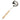 Wada Stainless Steel Perforated Ladle with Plastic Handle