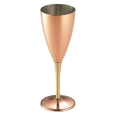 Wadasuke Copper Champagne Flute